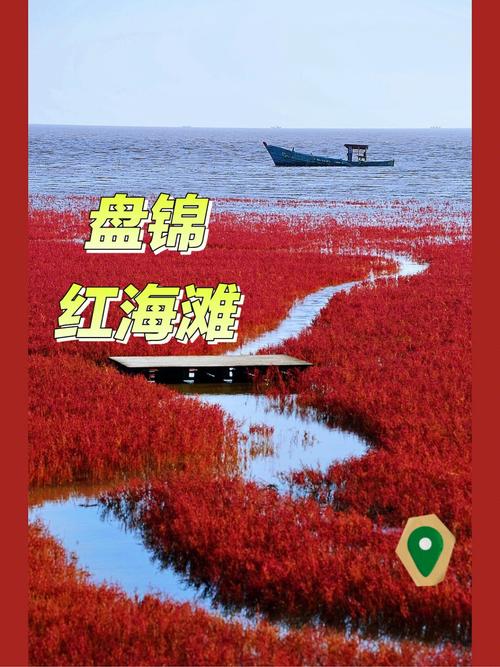 辽宁盘锦红海滩景区高清图片_辽宁盘锦红海滩旅游攻略