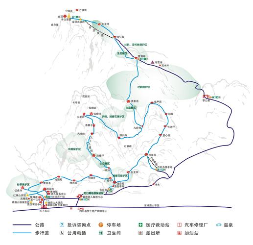 峨眉山景区游览地图_峨眉山景区地图 全景图