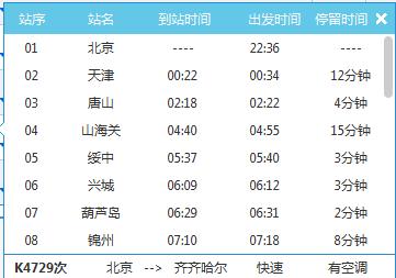 北京至北戴河_北京至北戴河火车时刻表