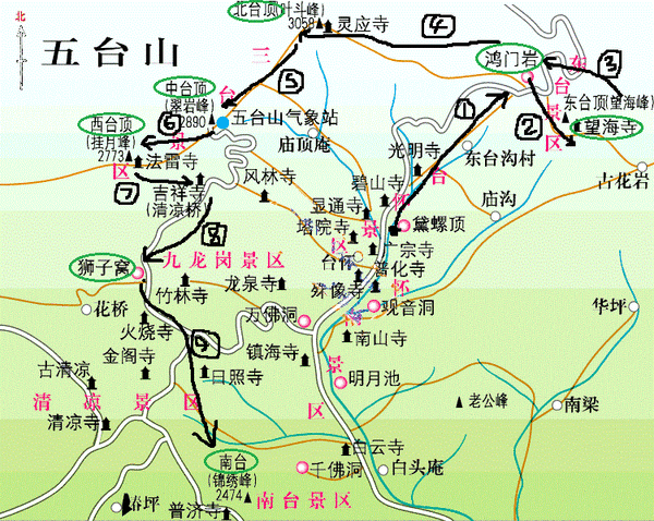 去五台山的攻略_去五台山的攻略路线图